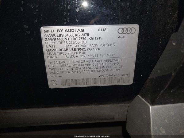2018 AUDI Q5