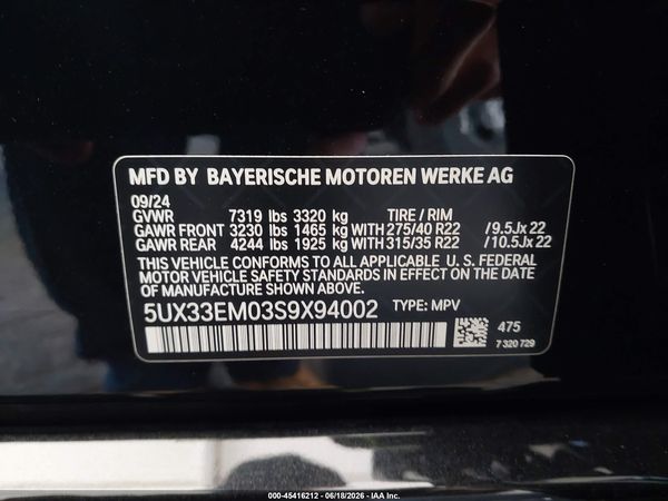 2025 BMW X7 M60I