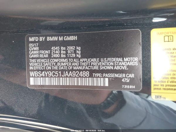 2018 BMW M4