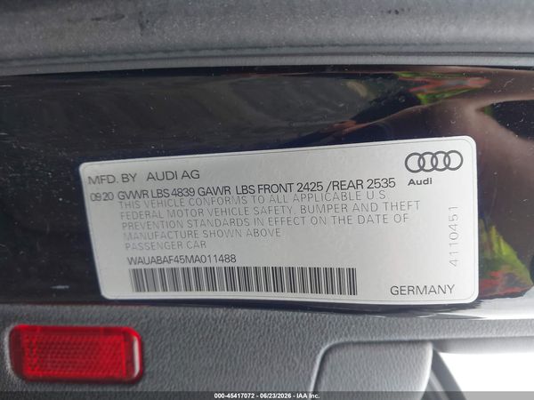 2021 AUDI A4