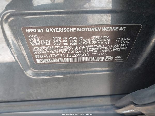 2018 BMW X1 XDRIVE28I