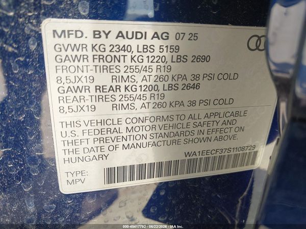 2025 AUDI Q3