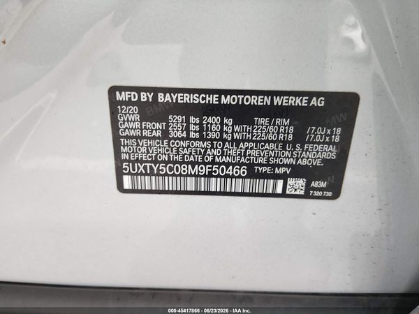 2021 BMW X3 XDRIVE30I
