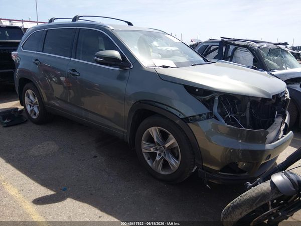2016 TOYOTA HIGHLANDER LIMITED V6