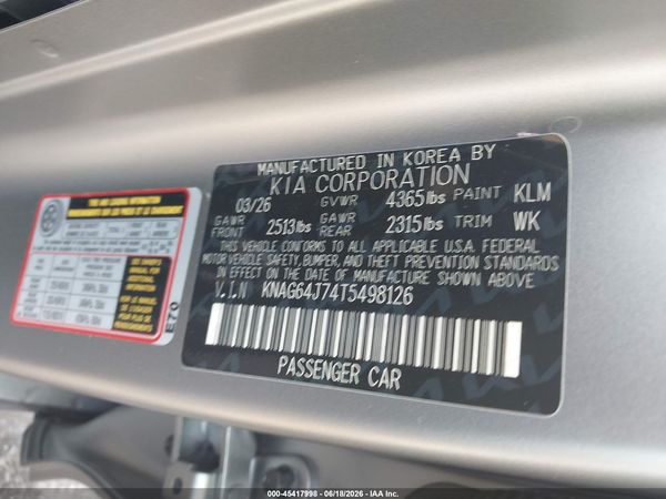 2026 KIA K5 GT-LINE FWD