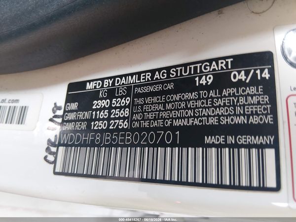 2014 MERCEDES-BENZ E 350 4MATIC