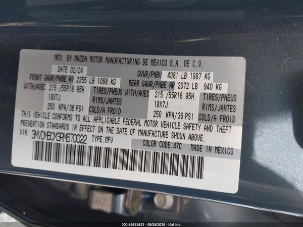 2024 MAZDA CX-30 2.5 S CARBON EDITION