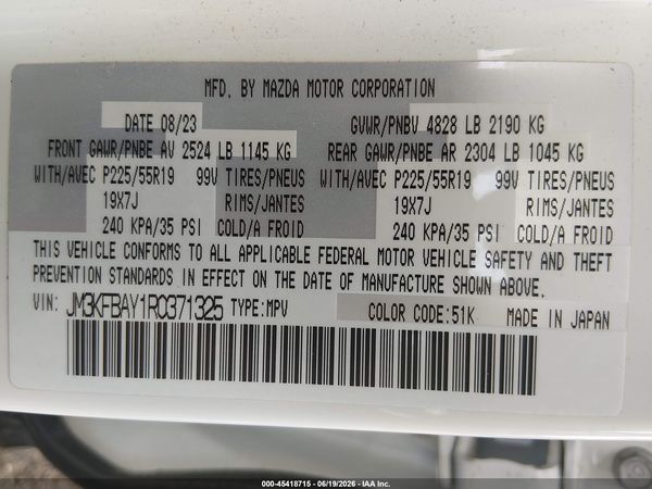 2024 MAZDA CX-5 2.5 CARBON TURBO