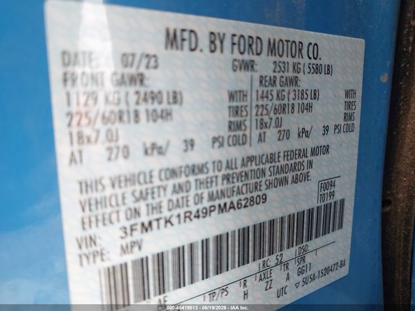 2023 FORD MUSTANG MACH-E SELECT