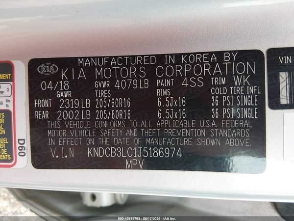 2018 KIA NIRO FE