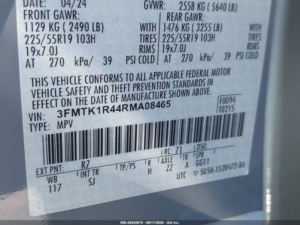 2024 FORD MUSTANG MACH-E SELECT