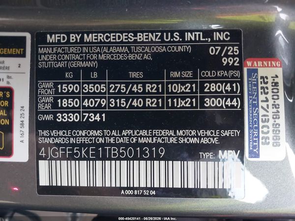 2026 MERCEDES-BENZ GLS 450 4MATIC