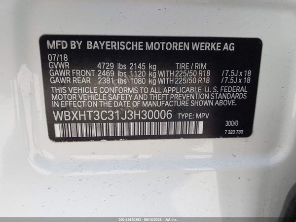 2018 BMW X1 XDRIVE28I