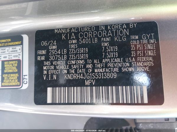 2025 KIA SORENTO HYBRID EX
