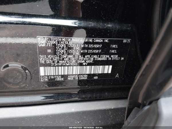 2025 TOYOTA RAV4 LE
