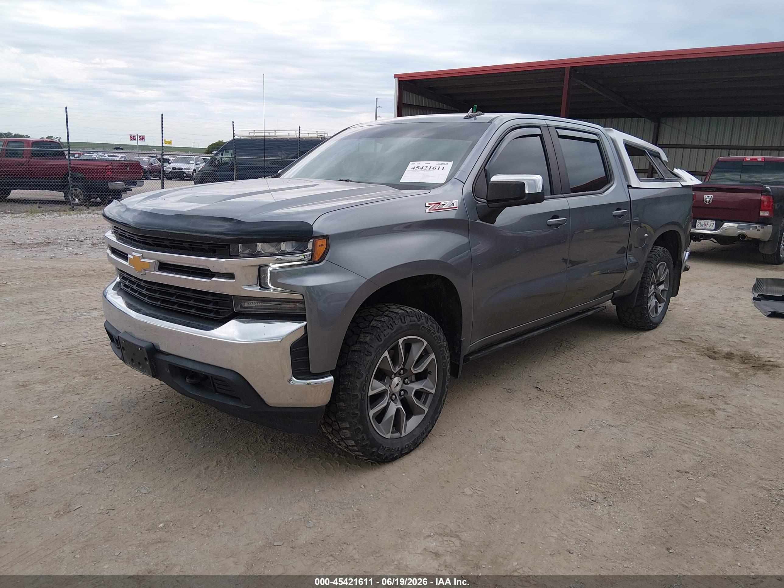 2021 CHEVROLET SILVERADO 1500 4WD  SHORT BED LT — I2