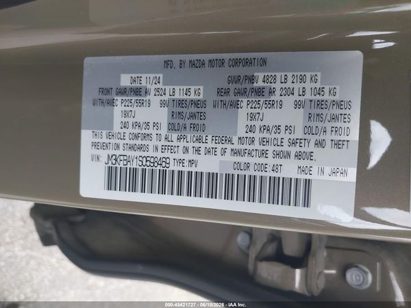 2025 MAZDA CX-5 2.5 CARBON TURBO