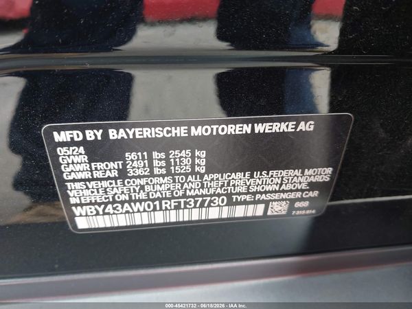 2024 BMW I4 GRAN COUPE EDRIVE35
