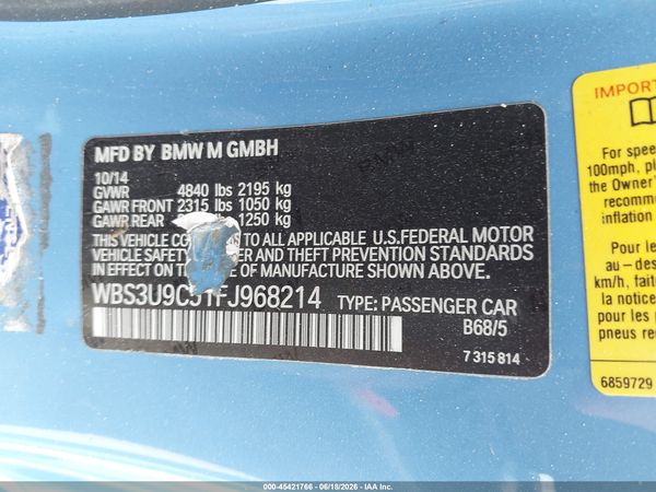 2015 BMW M4