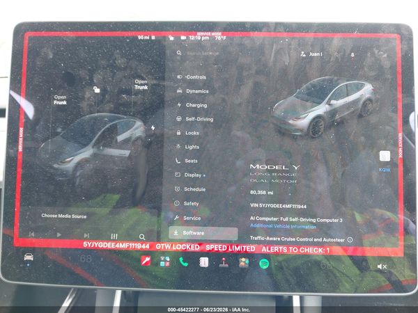 2021 TESLA MODEL Y
