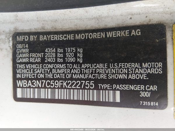2015 BMW 428I