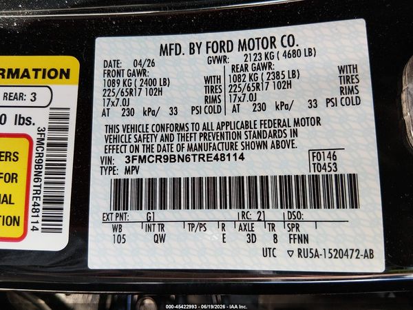 2026 FORD BRONCO SPORT BIG BEND