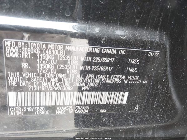 2023 TOYOTA RAV4 LE