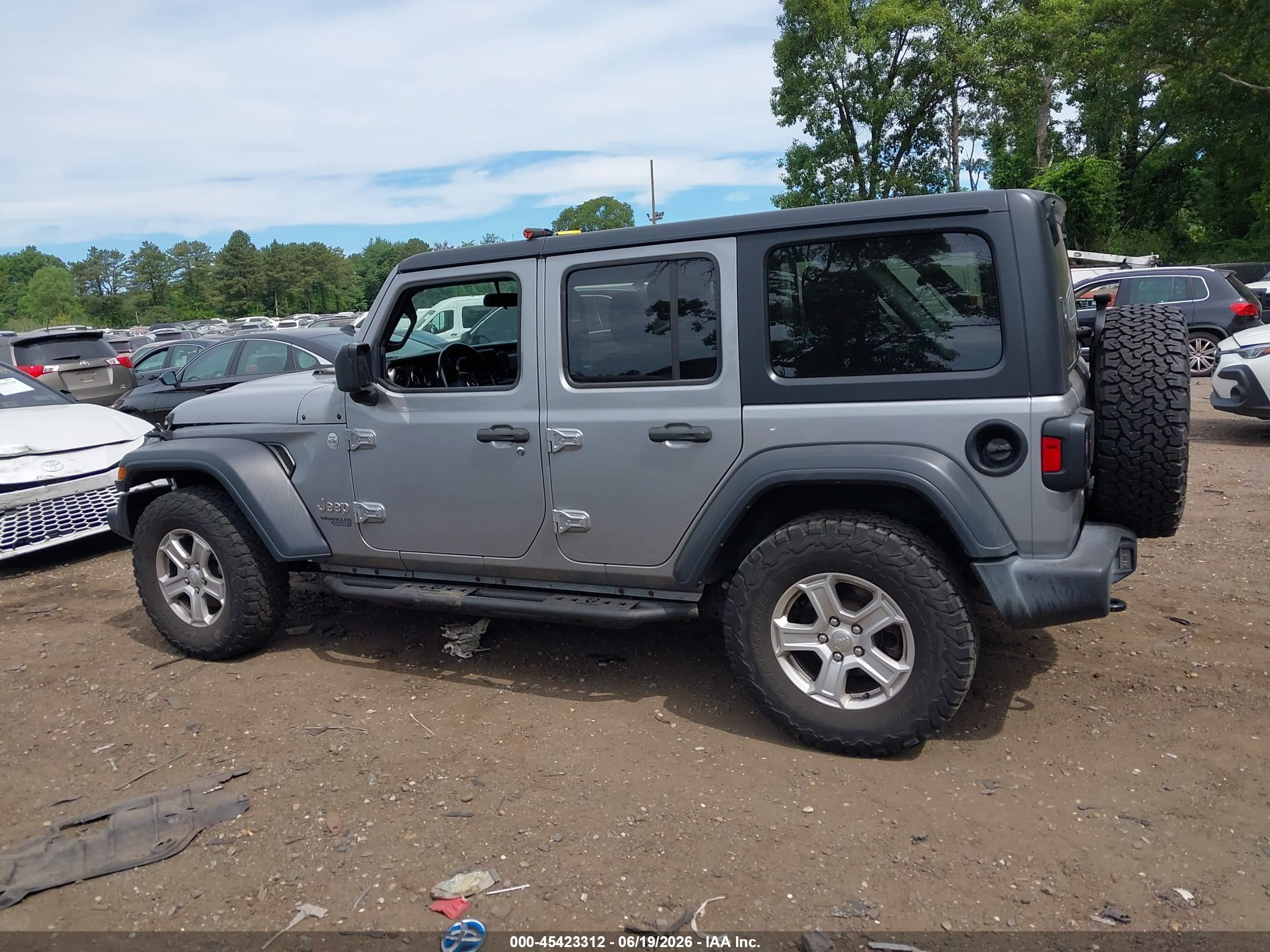 2019 JEEP WRANGLER UNLIMITED SPORT S 4X4