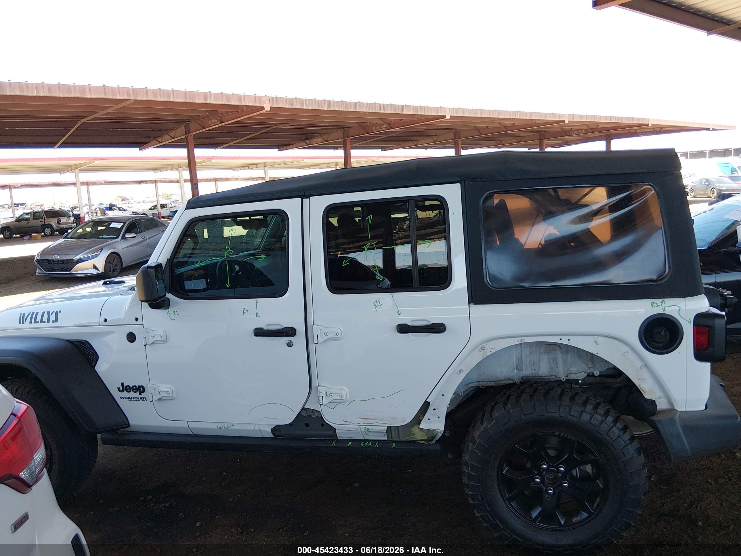 2021 JEEP WRANGLER UNLIMITED WILLYS SPORT 4X4