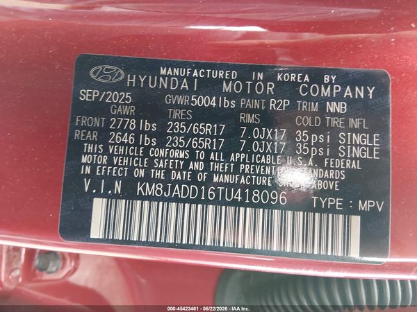 2026 HYUNDAI TUCSON HYBRID BLUE SE