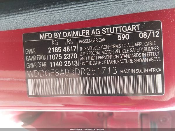 2013 MERCEDES-BENZ C 300 SPORT 4MATIC