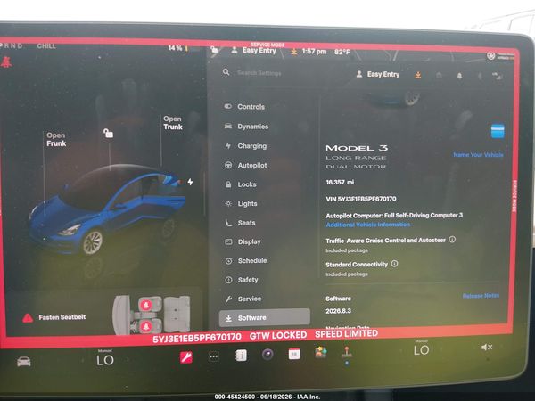 2023 TESLA MODEL 3