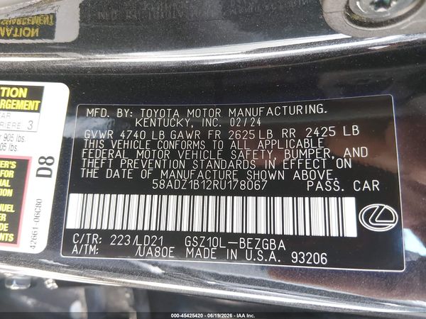 2024 LEXUS ES 350 350 Premium
