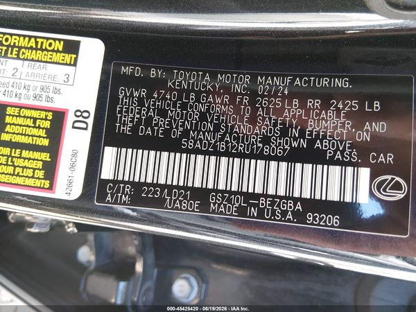 2024 LEXUS ES 350 350 Premium