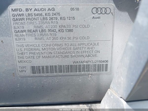 2018 AUDI Q5