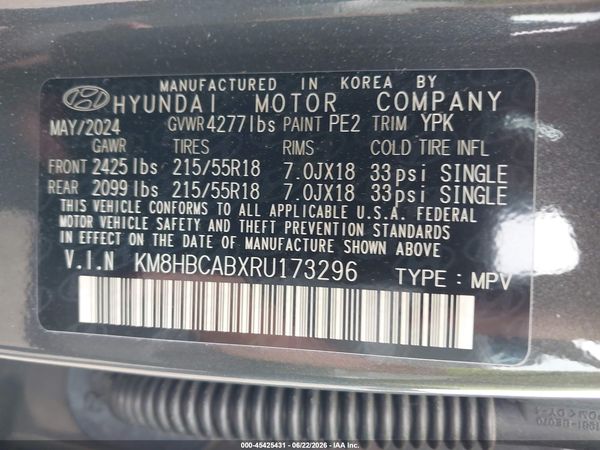 2024 HYUNDAI KONA SEL