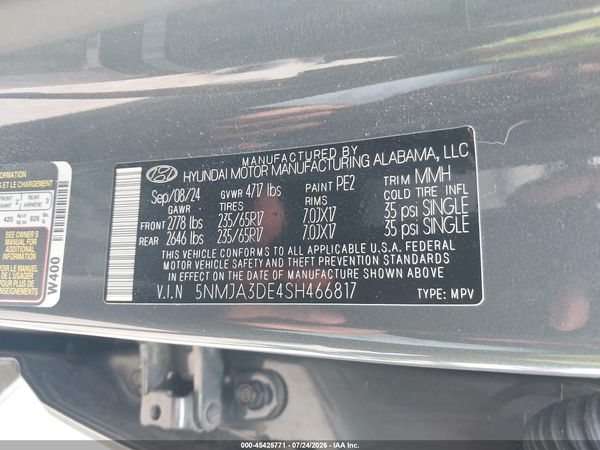 2025 HYUNDAI TUCSON SE