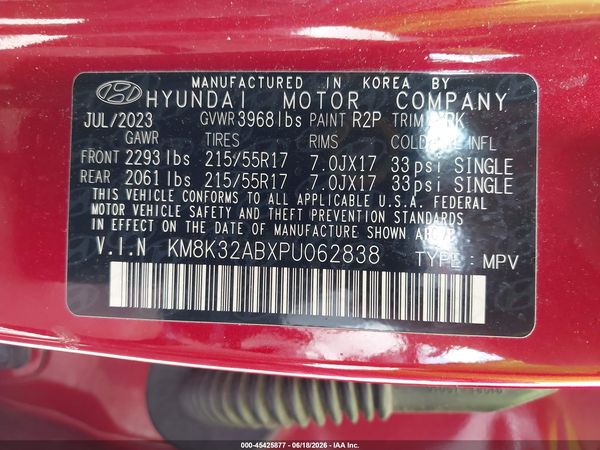 2023 HYUNDAI KONA SEL