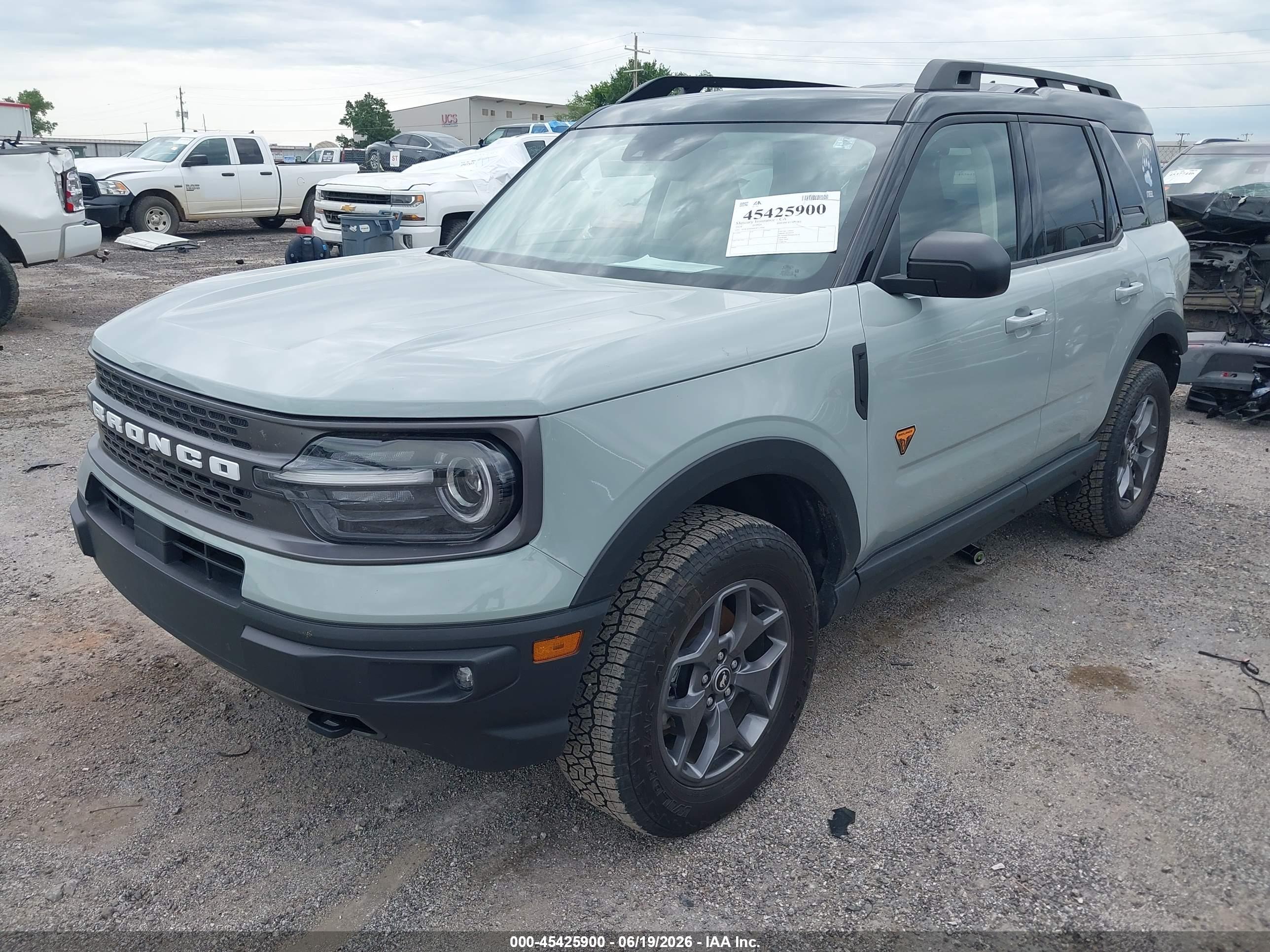 2024 FORD BRONCO SPORT BADLANDS — I2