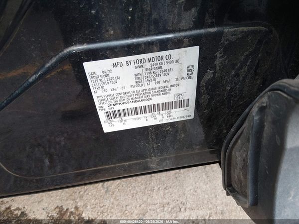 2022 FORD EDGE TITANIUM