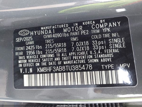 2026 HYUNDAI KONA SEL SPORT