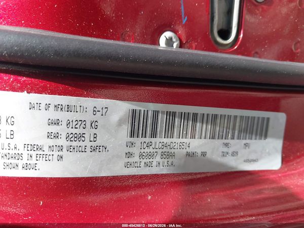 2017 JEEP CHEROKEE LATITUDE FWD