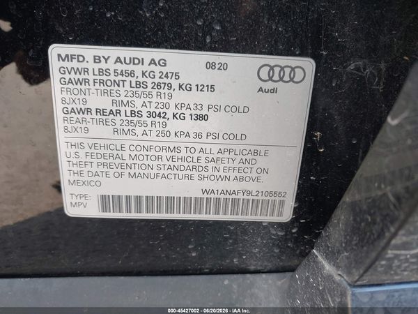 2020 AUDI Q5