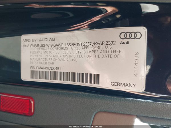 2019 AUDI A4