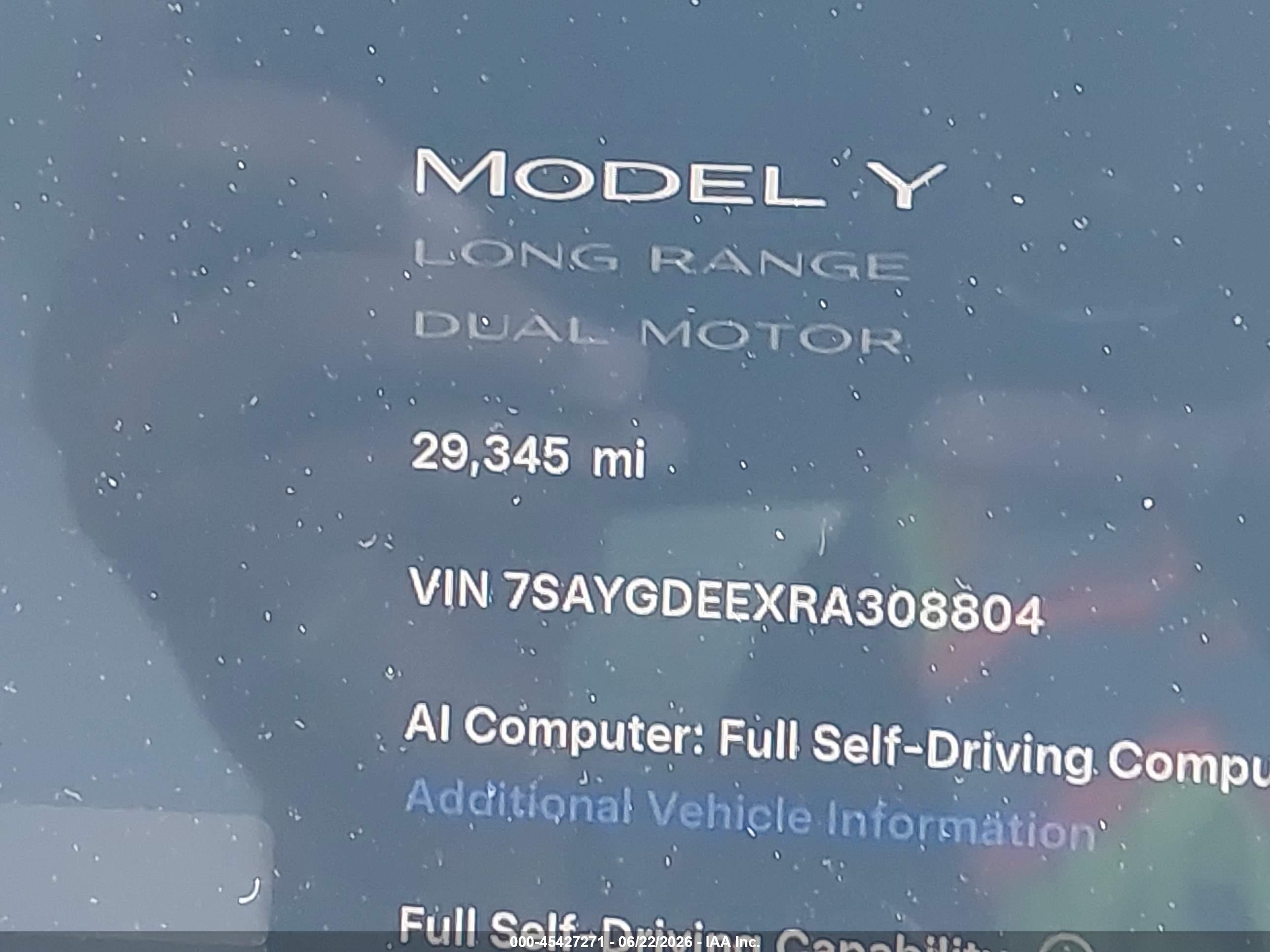 2024 TESLA MODEL Y