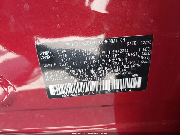 2026 SUBARU FORESTER PREMIUM — I9
