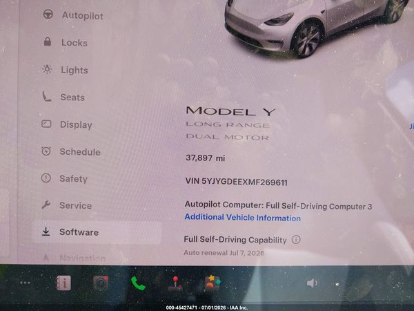 2021 TESLA MODEL Y