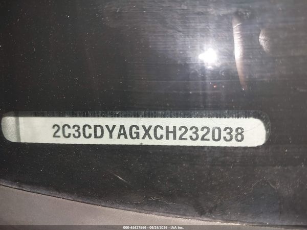 2012 DODGE CHALLENGER SXT