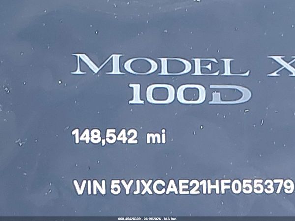 2017 TESLA MODEL X
