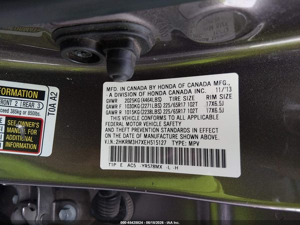 2014 HONDA CR-V EX-L